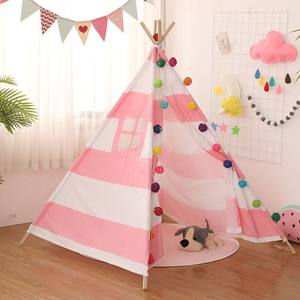 Vente en gros, cabane pop-up de luxe <span class=keywords><strong>King</strong></span> Size pour enfants, <span class=keywords><strong>tente</strong></span> tipi, maison <span class=keywords><strong>jouet</strong></span> gonflable en polyester - Product Image 3