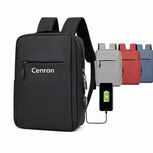 กระเป๋าเป้สะพายหลังสำหรับแล็ปท็อปขนาด 15.6 นิ้ว แบบกันน้ำ มีช่อง USB พร้อมซิปปิด ผลิตจากโพลีเอสเตอร์ ลายตัวอักษร สำหรับผู้ชายและผู้หญิง ใช้ได้ทั้งแบบลำลอง เล่นกีฬา ท่องเที่ยว และไปโรงเรียน - Product Image 1