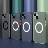 Coque de téléphone magnétique à chargement sans fil pour iPhone 17 14 15 13 12 11 Pro Max 14 Plus, antichoc, accessoires pour téléphone portable