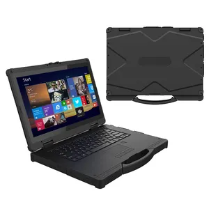 Sağlamlaştırılmış notebook toughbook 14 inç dokunmatik ekran 16:9 tamamen toz geçirmez ve su geçirmez 8G DDR4 256GB sağlam dizüstü bilgisayar