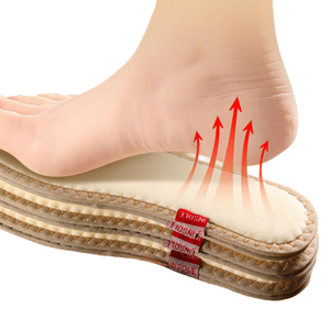 Semelles intérieures confortables Gon22, inserts thermiques en polaire pour chaussures, absorbant la transpiration et désodorisants, coussinets chauffants pour les pieds - Product Image 3