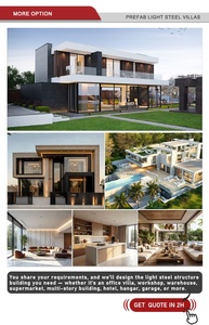 Cammi <span class=keywords><strong>Villa</strong></span>, <span class=keywords><strong>Villa</strong></span> Minimalista de Estructura de Acero Prefabricada, <span class=keywords><strong>Villa</strong></span> Integrada de 3 Pisos, Edificio Modular para Oficina y Vivienda, Sala de Estar - Product Image 5