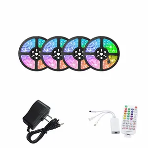 OEM perumahan 5050 SMD 60LED warna aluminium profil RGB Magic LED Strip cahaya dengan pilihan terbaik Anda