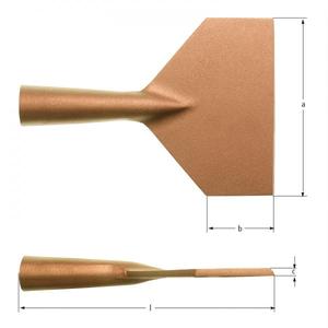 AMPCO - JG0075B <b>Scraper</b>, without handle, Beryllium Copper - EAN 7630027456882 NON-SPARKING <b>KNIVES</b>, <b>SCRAPERS</b> AND SPATULAS - Product Image 1