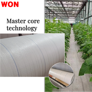 เสื่อสานวัชพืชสะท้อนแสงสีขาวสำหรับงานเกษตรแผ่นคลุมดินสำหรับงานหนักแผ่นคลุมดินผ้าห่มสะท้อนแสง - Product Image 6