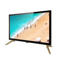 TV Musik HD 14.1 15 17 19 22 24 Inci Layar LCD LED TV Kecil Smart TV 12v DC AC