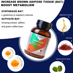 Capsules amincissantes à base de plantes en marque propre, Garcinia Cambogia, thé vert pour le contrôle de l'appétit - Product Image 4