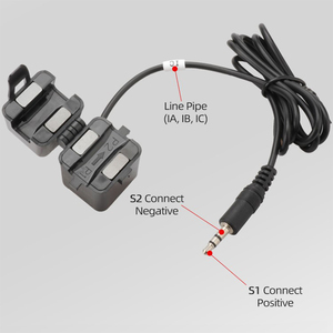 Transformador de Corriente de Núcleo Dividido OPCT10ATL con Cable de Salida de Audio de 3.5mm - Product Image 2