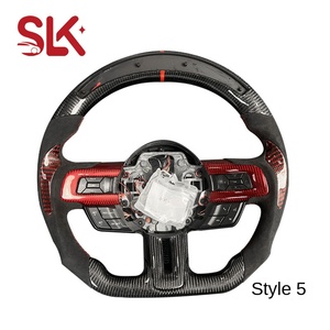 Volante de fibra de carbono de Venta caliente para Ford <span class=keywords><strong>Mustang</strong></span> <span class=keywords><strong>2015</strong></span>-2017,2018-2022 - Product Image 6