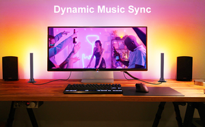 Offerta Speciale: Illuminazione da Tavolo/<span class=keywords><strong>Bar</strong></span> Moderna per Gaming, 12W RGBIC LED, Controllo WiFi tramite App, Alimentazione USB, Personalizzabile - Product Image 3