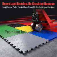 Suelo de PVC Encastrable para Interiores, Resistente al Desgaste, Planchas de Suelo con Textura Industrial, Baldosas para Renovación de Hormigón en Fábricas