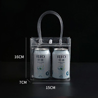 Sac fourre-tout en PVC de haute qualité en gros avec poignée, imprimé sur mesure, réutilisable pour le shopping/l'épicerie/les cadeaux/l'emballage