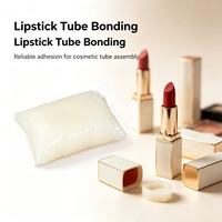 Bloc de colle thermofusible blanc laiteux APAO pour l'assemblage et le collage des tubes de rouge à lèvres cosmétiques