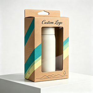 Custom Printed Corrugated Packaging Water Bottle <b>Paper</b> Box for Baby Feeding & Glass Bottle Eco-Friendly Kraft <b>Cardboard</b> Box - Product Image 3