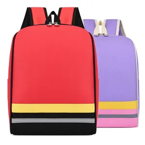 Custom canvas cheap good quality plain oem new design School Book Bag Kids Backpack for children 7-11 years