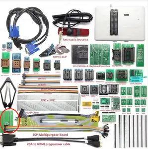 Original RT809H + 58 Adaptadores EMMC-Nand FLASH extremamente rápido Universal Programador Series RT809F