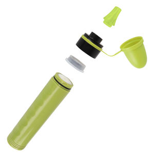 Paille filtrante à eau portable Coolway X02, <span class=keywords><strong>bouteille</strong></span> <span class=keywords><strong>de</strong></span> camping avec filtration en fibre <span class=keywords><strong>de</strong></span> <span class=keywords><strong>carbone</strong></span> à ultrafiltration pour une utilisation en extérieur en toutes saisons - Product Image 1