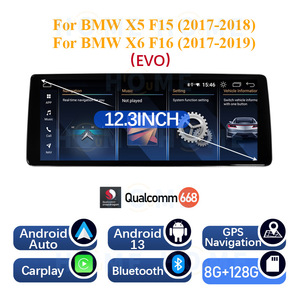 Reproductor Estéreo Multimedia para Auto Android 13 para <span class=keywords><strong>BMW</strong></span> X5 E70 F15 <span class=keywords><strong>X6</strong></span> E71 F16 2007-2019 12.3'' Carplay AndroidAuto Mirrorlink BT GPS 4G - Product Image 5