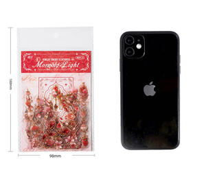 40 pcs/pack PET Sticker Pack Bijoux <span class=keywords><strong>Fantasy</strong></span> <span class=keywords><strong>Illustration</strong></span> Series <span class=keywords><strong>Fantasy</strong></span> Butterfly Handbook Cuca Support décoratif - Product Image 6