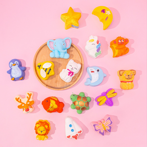 Bombas <span class=keywords><strong>de</strong></span> Baño <span class=keywords><strong>de</strong></span> Animales Coloridas y Lindas <span class=keywords><strong>de</strong></span> Lujo, Ingredientes 100% Naturales, Aroma Floral, Compra al por Mayor, Spa en Casa, Efervescentes, 80G/100G, Unisex - Product Image 1