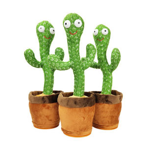 <span class=keywords><strong>Poupée</strong></span> Cactus en peluche à lumière LED, jouets parlant et chantant, jouets pour filles et garçons - Product Image 2