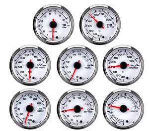 Jauge de température pour le tableau de bord, manomètre de course <span class=keywords><strong>LCD</strong></span> universel, 2 pouces, AFR EGT - Product Image 2