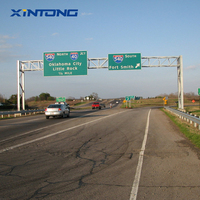 Portique de signalisation routière professionnel pour autoroutes et routes