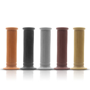 Grosir bagian sepeda motor nyaman Universal 22mm pegangan karet setang Vintage penutup pegangan sepeda motor - Product Image 4
