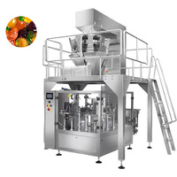 Machine d'emballage rotative automatique pour bonbons au chocolat, grains de café, riz, sel, farine, noix, Snack doypack, remplissage à fermeture éclair