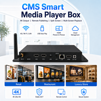 Reproductor Multimedia Asi 1080P 4K con Carcasa Metálica para Publicidad, Android TV con Software CMS Gratuito