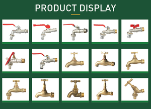 صنبور مياه مخصص للحديقة من IFAN بجميع الأحجام-1 صنابير مياه نحاسية خارجية بيبكوك - Product Image 3