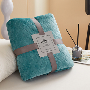 En Stock bas quantité minimale de commande Logo <span class=keywords><strong>personnalisé</strong></span> 5 couleurs couverture pour l'hiver flanelle polaire couverture chauffante pour la <span class=keywords><strong>famille</strong></span> - Product Image 1