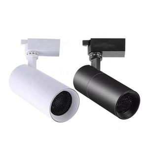 Foco de Riel Comercial Dali Regulable de 10W/20W/30W, Iluminación LED de Riel COB Ajustable <span class=keywords><strong>con</strong></span> Rotación CCT y Lente de Panal - Product Image 1