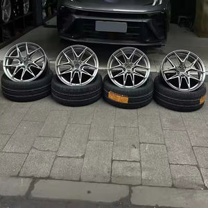 Jantes de course Hunt Racing, monobloc, forgées, 5x120 5x112 5x114.3 pour Audi A3 A4 <span class=keywords><strong>BMW</strong></span> E60 <span class=keywords><strong>E38</strong></span> E46 E39 E92 <span class=keywords><strong>E38</strong></span> E65 - Product Image 2