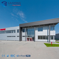 Bâtiment préfabriqué en structure métallique multifonctionnel certifié ISO9001, prix d'usine, pour entrepôt industriel, hangar, hangar de stockage