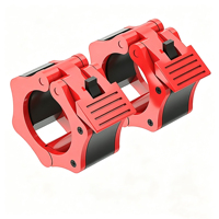 Colliers de serrage pour barre d'haltères 25mm 28mm 30mm 50mm en plastique, à dégagement rapide, accessoires de fitness