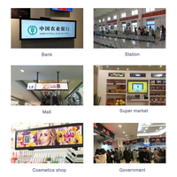 Ecrans LCD larges écran publicitaire barre extensible écran LCD pour kiosques publicitaires de supermarché Tv Digital Signage