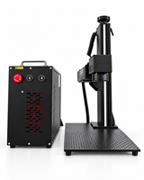 Marqueur laser à fibre 2.5D 3D avec autofocus programmable, prend en charge DXF/PLT/BMP pour la gravure en relief 3D sur métaux et pierres