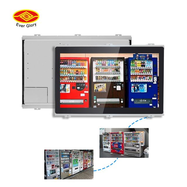 21.5 Inch Outdoor Monitor Sunlight Readable IP65 Waterproof USB Touch Panel Anti-Glare Industrial Touch Display Vending Machine