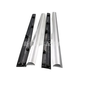 <b>Door</b> <b>Trim</b> Strips For 2015-2024 Toyota Hilux Left Hand Drive Silver Plastic With Glue Tape Or Screws Installation - Product Image 3
