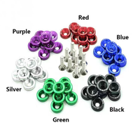 CNC Zinc Color Countersunk Washers M6 Metric Fender Washer 46~54Hrc Hardness