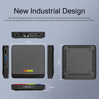 ELEBAO-Dispositivo de TV inteligente X3PRO, decodificador con Android S905X4, 4GB, 32GB, 4K, luz RGB, pantalla Digital, WiFi 2,4/5G