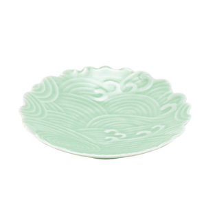 Assiette à pâtisserie en céramique, forme irrégulière, porcelaine, luxe, rétro, plateau à fruits pour fêtes, maison, salon de thé - Product Image 5