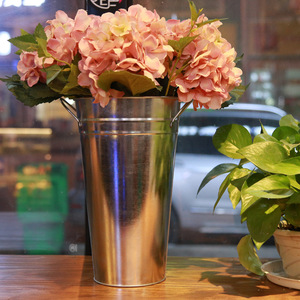 Nhà Máy Trực Tiếp Tùy Chỉnh Mọng Nước Và Hoa Xô Sắt Mạ Kẽm Vườn Trồng Với Mô Phỏng Hoa Trực Tiếp Bán - Product Image 3