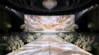 Écran LED P3.91 d'intérieur, mural vidéo au sol, panneau sans soudure, pour salle de bal d'hôtel, cérémonie de mariage, réception