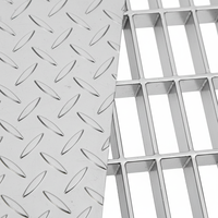 Matériaux de construction métalliques durables, plaque de grille en acier composite galvanisé pour passerelles industrielles