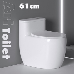 <span class=keywords><strong>WC</strong></span> in Ceramica Moderno di Alta Qualità a Forma di Uovo, Montaggio a Parete con Scarico a Gravità, per Hotel e Ville, Formato Compatto - Product Image 2