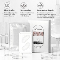 Masque pour les yeux à micro-aiguilles solubles, anti-âge, anti-rides, raffermissant, masque pour les yeux en hydrogel au collagène, réparation, micro-aiguilles dissolvables, patch pour le contour des yeux