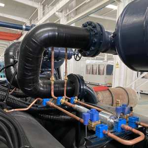 Système de refroidisseur d'eau industriel refroidi à l'eau équipement de refroidisseur de vis pour système de CVC avec Ce CCC <span class=keywords><strong>CRAA</strong></span> - Product Image 3