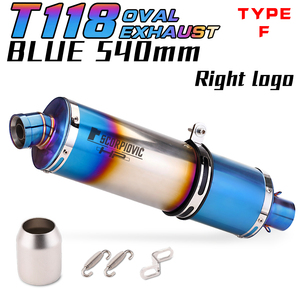Pot d'échappement universel pour moto en acier inoxydable modifié, silencieux DB Killer pour <span class=keywords><strong>CB</strong></span> <span class=keywords><strong>650R</strong></span> NINJA400 R6 R3 GTS300 540mm T118 - Product Image 3